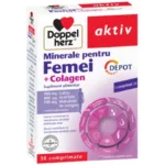 Doppelherz Aktiv Minerale + Colagen pentru femei – Merită banii? Păreri, pro și contra