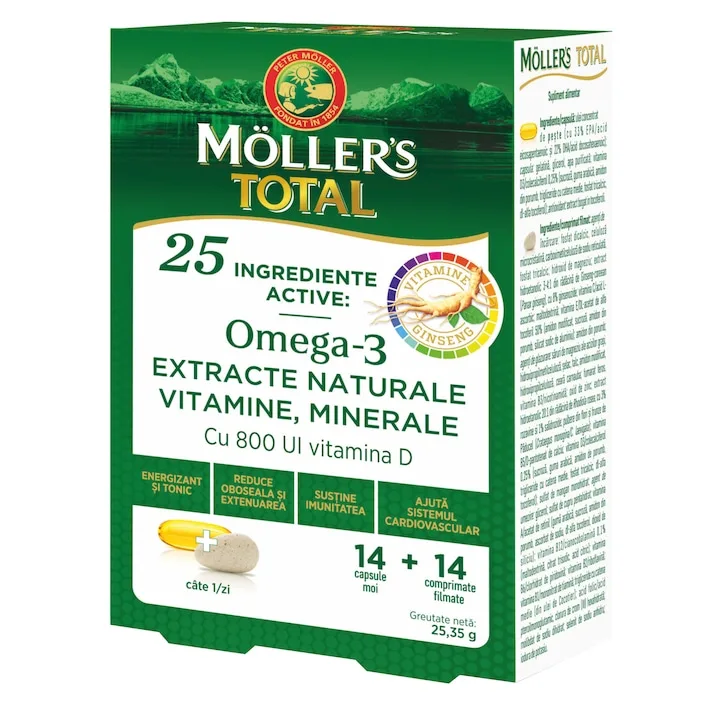 Supliment alimentar Moller’s Total