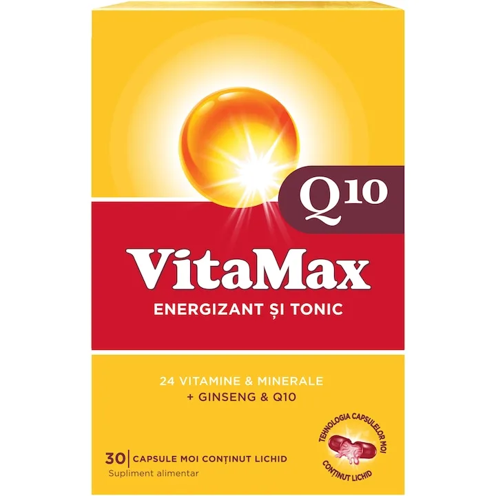 Multivitamine & minerale Vitamax cu coenzima Q10