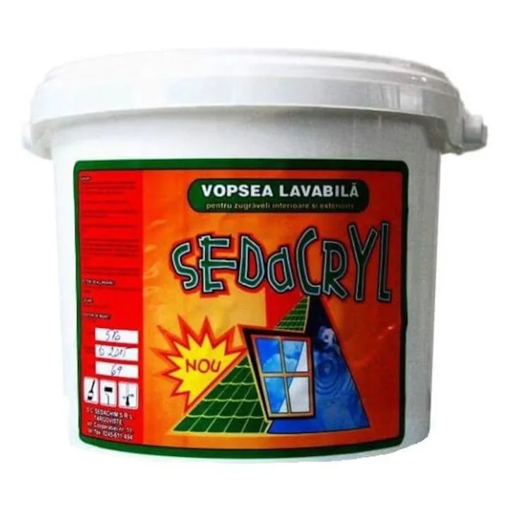 Sedacryl, de exterior/interior, albă