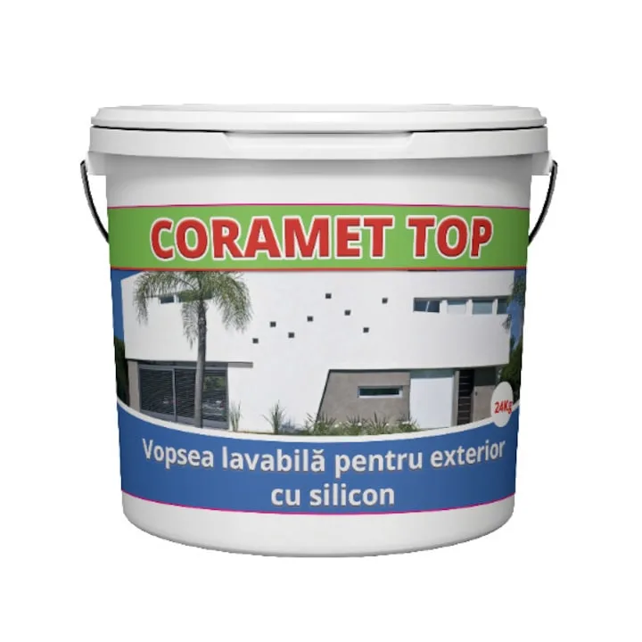 Coramet TOP cu silicon, de exterior, albă