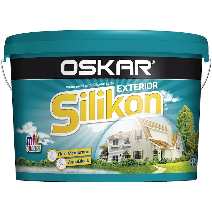 Oskar Silikon, de exterior, albă