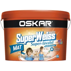Oskar Superweiss, de interior, antimucegai, albă