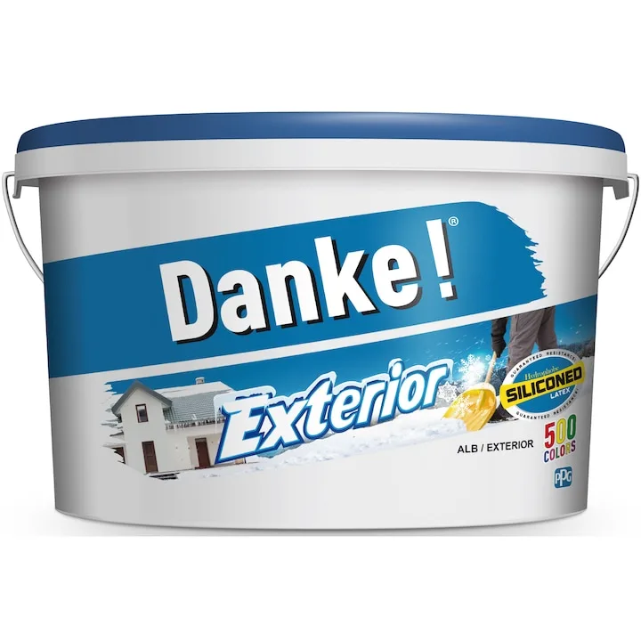Danke Exterior, de exterior, albă