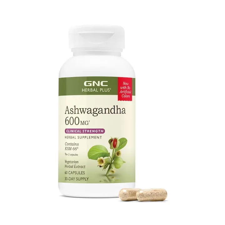 GNC Herbal Plus Ashwagandha KSM-66