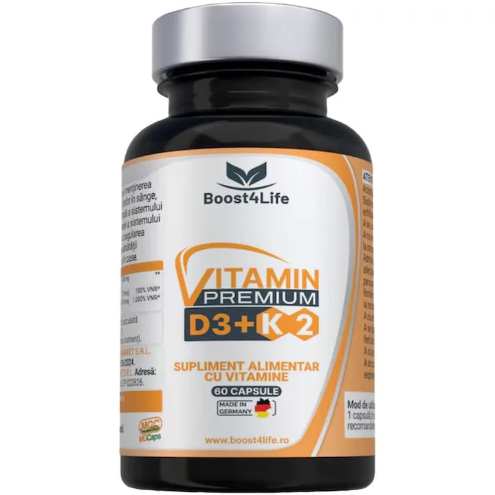 Boost4Life Vitamin Premium D3 + K2 2000 UI