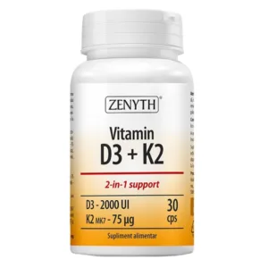 Zenyth Vitamin D3 + K2 2000 UI