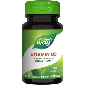 Secom Nature’s Way Vitamin D3 2000 UI