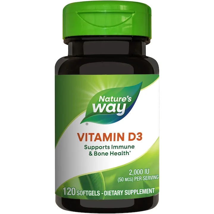 Secom Nature’s Way Vitamin D3 2000 UI