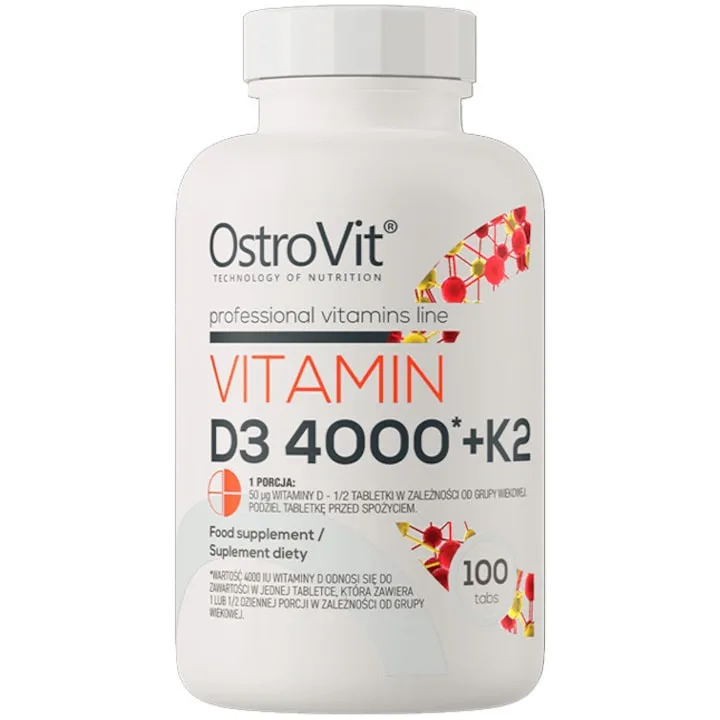 OstroVit Vitamin D3 + K2 4000 UI
